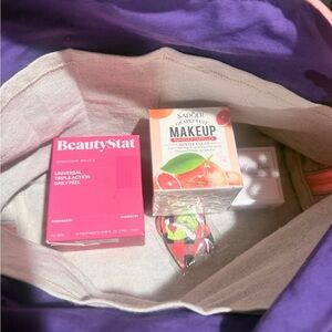 BeautyStat Universal Triple Action Daily Peel Pads & grapefruit makeup remover